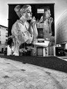 Quinte di teatro e quinte cittadine: il murales all'entrata del Ridotto del teatro Verdi Foto di Flavio Marocco @flevia.it (2/11/2022)
